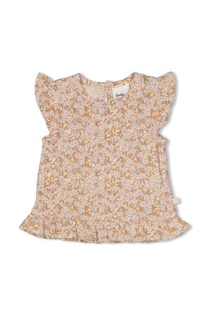 Feetje T-shirt - Flower Field Creme