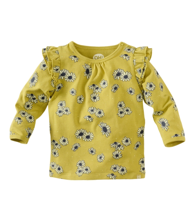 Z8-Newborn shirts Burnished gold/AOP Elin