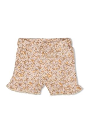 Feetje Korte broek - Flower Field Creme