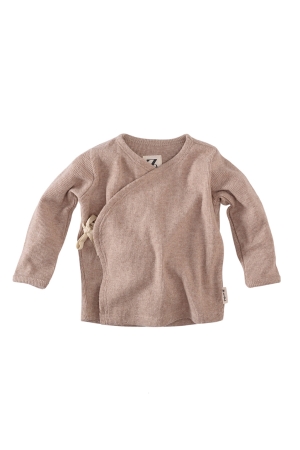 Z8-Newborn Njord T-shirt lange mouw Beige melange