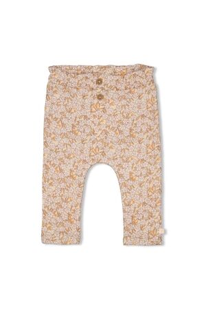 Feetje Broek - Flower Field Creme