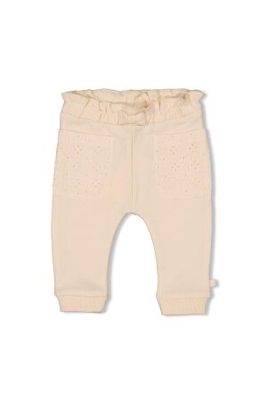 Feetje Broek - Flower Field Creme