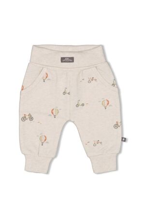 Feetje Broek - Mini Adventurer Offwhite melange