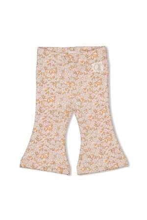 Feetje Flared broek - Flower Field Creme