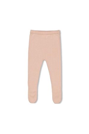 Feetje Broek met voet gebreid - Essential Knits Roze