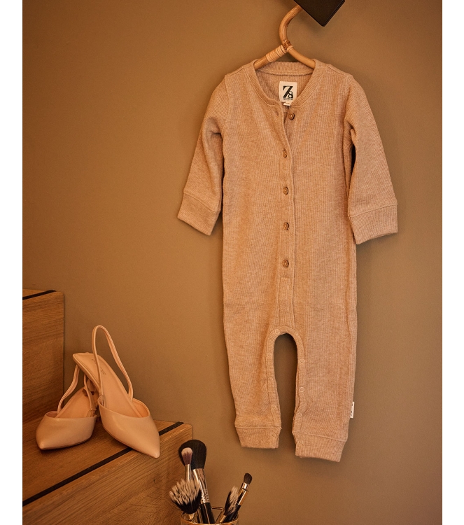 Z8-Newborn boxpakjes & rompers Beige melange Turi