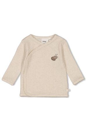 Feetje Overslagshirt- Cute Cookie Offwhite melange