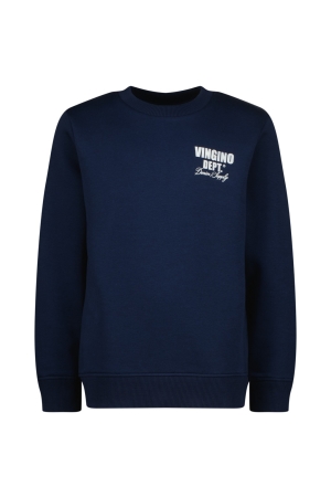 Vingino Basic-crew Boxy Sweater 100 Dark Blue