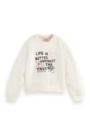 Scotch & Soda Kids Sweater 100 White Traditional