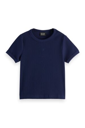 Scotch & Soda Kids T-shirt Babyrib 401 Navy