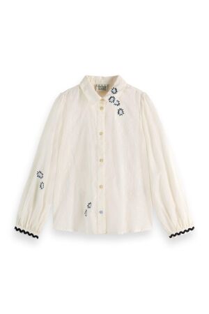 Scotch & Soda Kids shirts 101 White/Pastel 179379