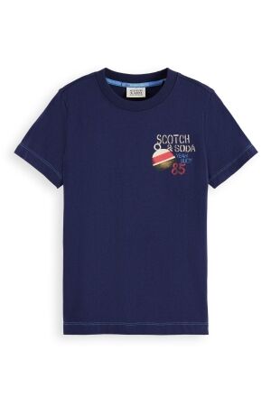 Scotch & Soda Kids T-shirt korte mouw 401 Navy