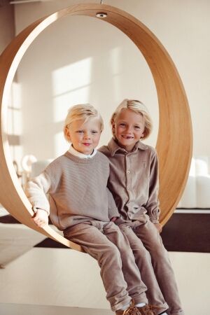 Two You Label truien & vesten Taupe AW24-01