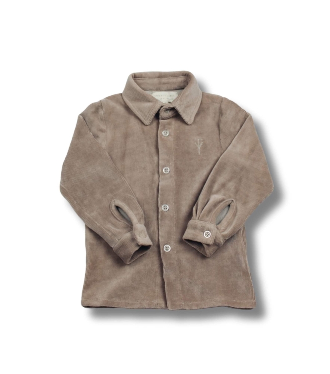 Two You Label overhemden Taupe AW24-07