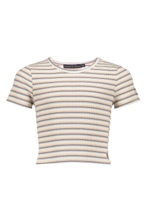 Frankie & Liberty Rozy T-shirt Stripes Black White