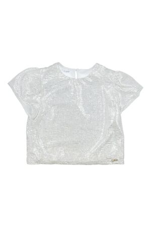 Gymp Luz Blouse OW-ZI Off White - Silver