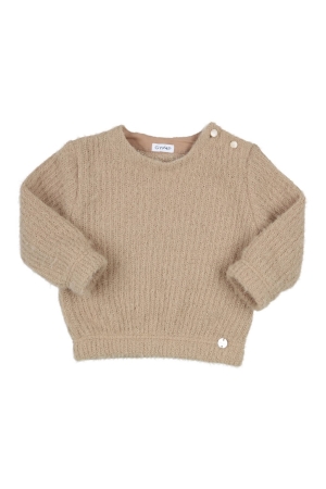 Gymp Torn Sweater BG-GD Beige - Gold