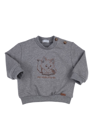 Gymp Carbonchine Sweater GSCHINE Grey Melange