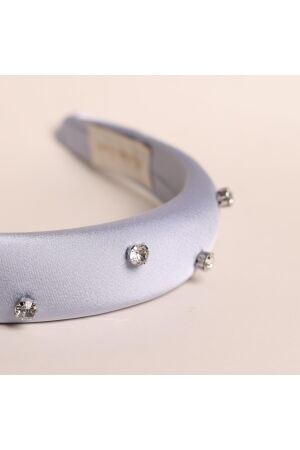 Fall & Scott Diadeem met steentjes Ijs blauw