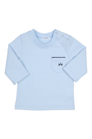 Gymp Aerodoux T-shirt LB-M Light Blue - Navy