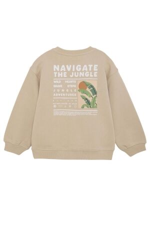 Daily7 Sweater print 2227 Latte Sand