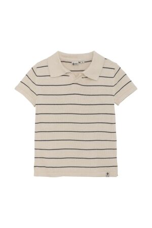 Daily7 Knitted polo 2020 Sandshell