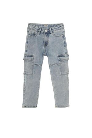 Daily7 2600  Straight Cargo Jeans 7154 Used Medium Denim