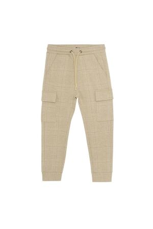 Daily7 Check Cargo pants 2227 Latte Sand