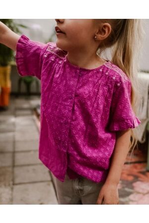 Daily7 blouses 6556 Cherry purple 930103