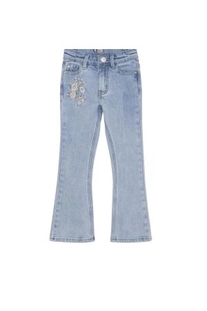 Daily7 2400 Flared Embroderie Jeans 7151 Medium Denim