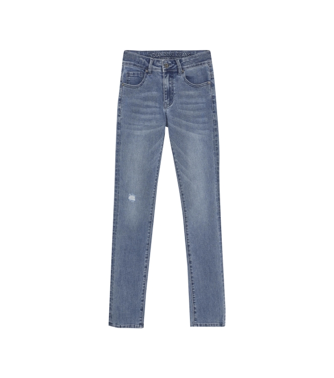 Indian Blue Jeans broeken 7195 Damaged Medium Denim 960138