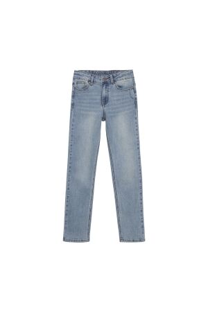 Indian Blue Jeans Spijkerbroek Wide Straight 7166 Used Light Denim